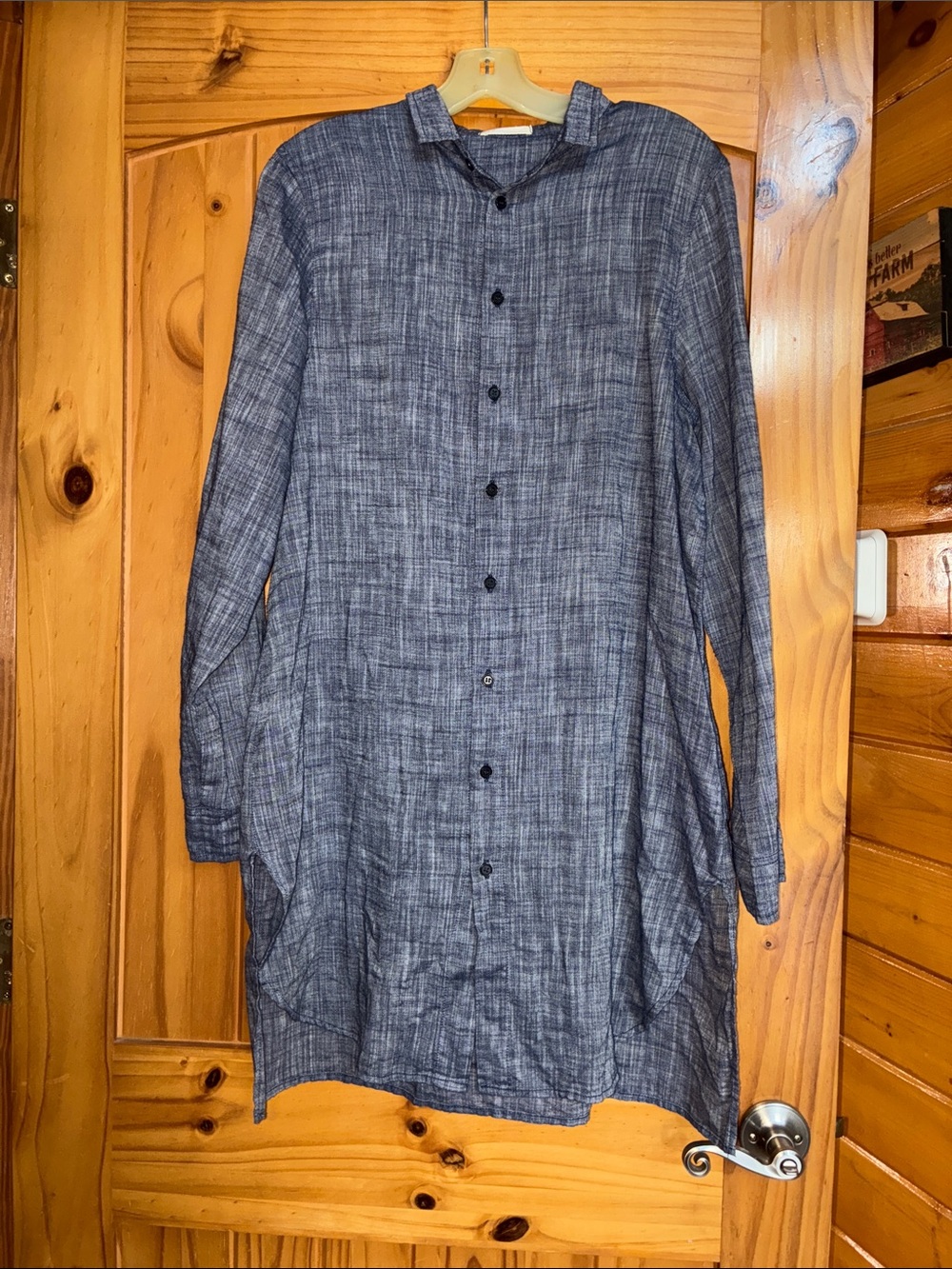 CP shades chambray light cotton 
Tunic top/dress?